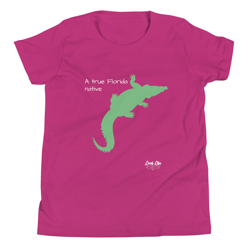 FL Native - Gator - Youth Short Sleeve T-Shirt