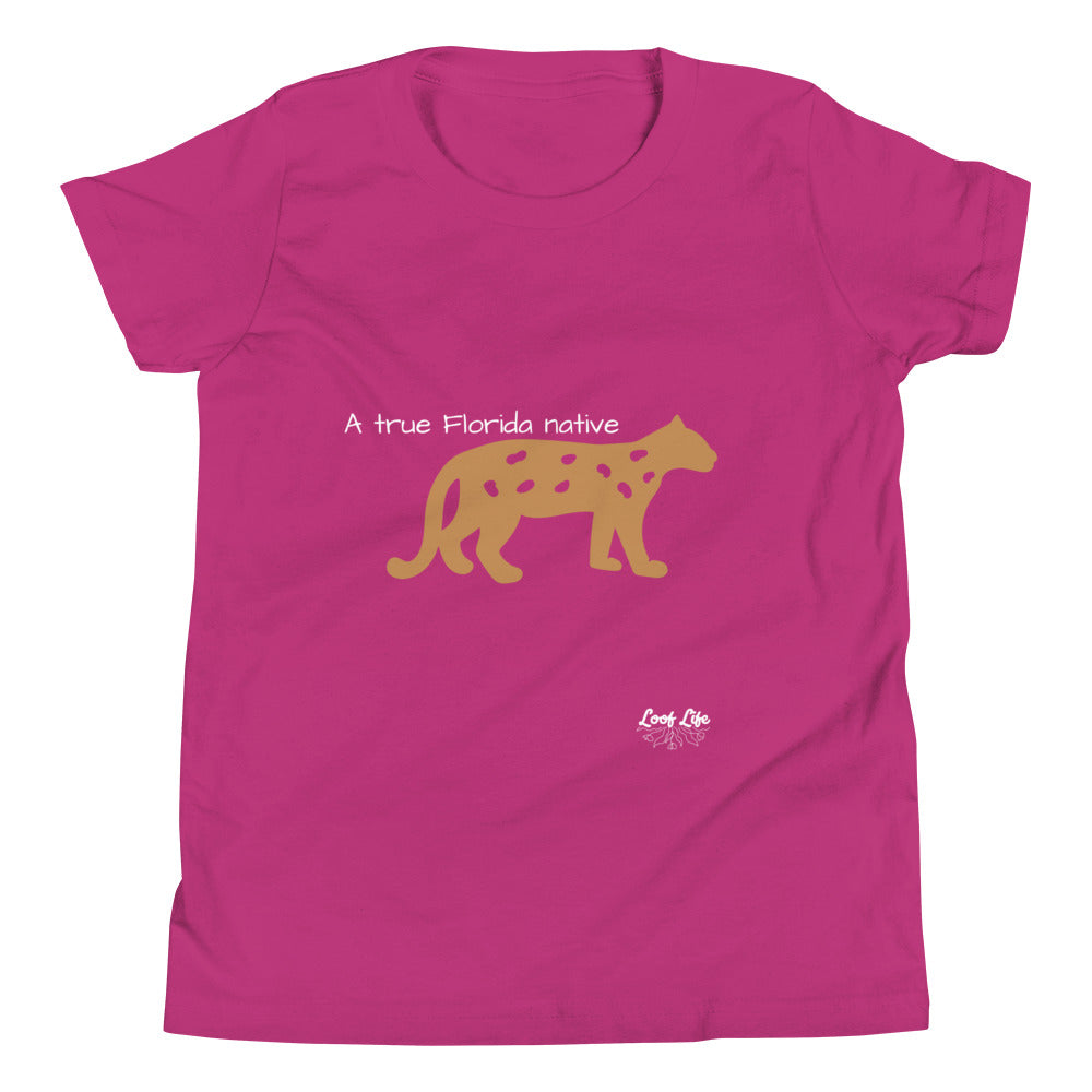 FL Native - Panther - Youth Short Sleeve T-Shirt