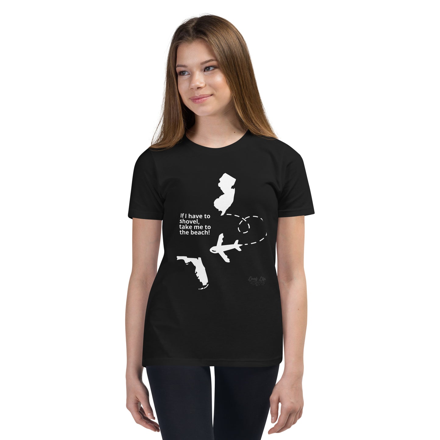 Jersey to Florida - Youth Short Sleeve T-Shirt