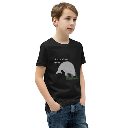 FL Native - Manatee - Youth Short Sleeve T-Shirt