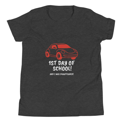 1st Day of School - Chauffeur - Youth Short Sleeve T-Shirt