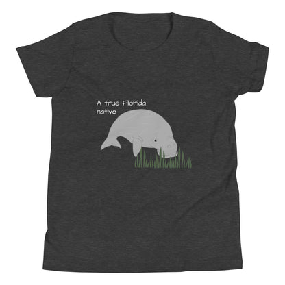 FL Native - Manatee - Youth Short Sleeve T-Shirt