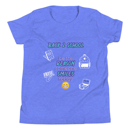 Smile - Back 2 School - Youth Short Sleeve T-Shirt