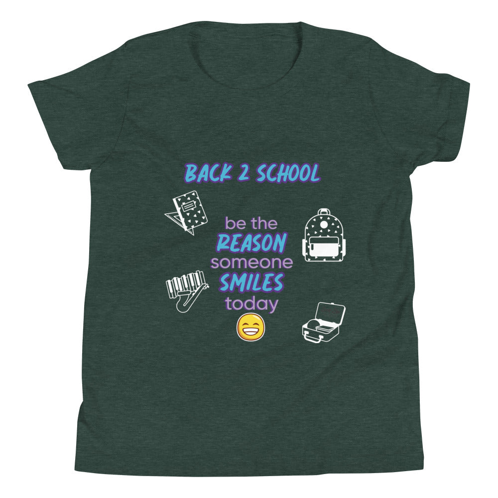 Smile - Back 2 School - Youth Short Sleeve T-Shirt