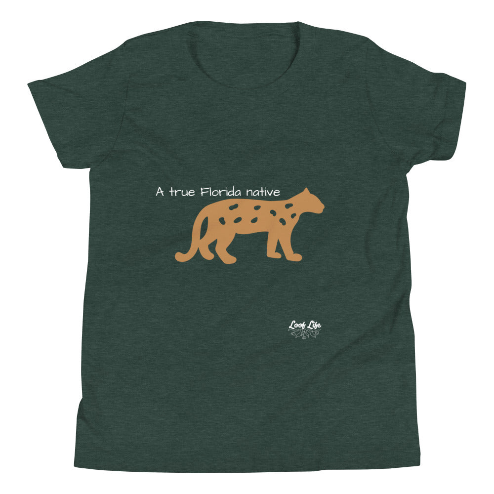 FL Native - Panther - Youth Short Sleeve T-Shirt