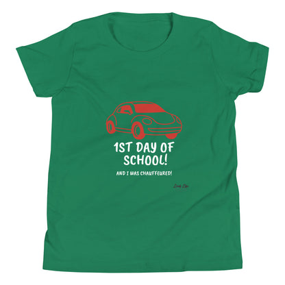 1st Day of School - Chauffeur - Youth Short Sleeve T-Shirt