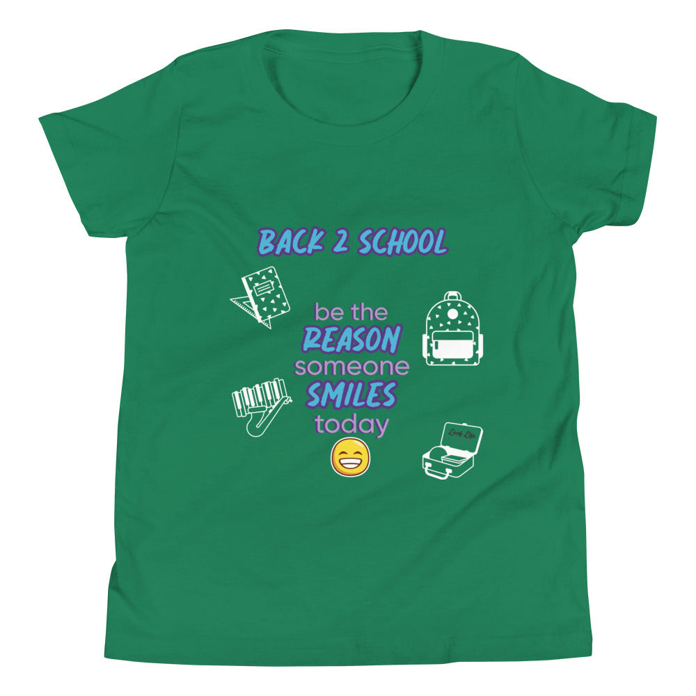 Smile - Back 2 School - Youth Short Sleeve T-Shirt