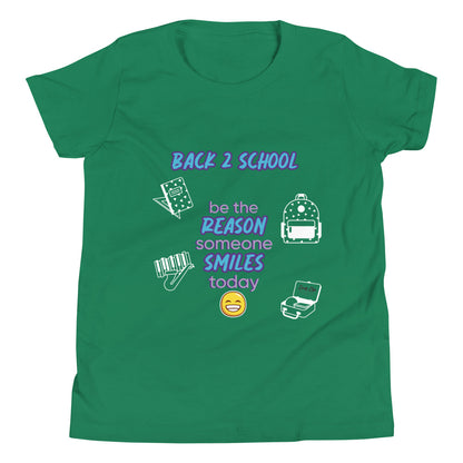 Smile - Back 2 School - Youth Short Sleeve T-Shirt