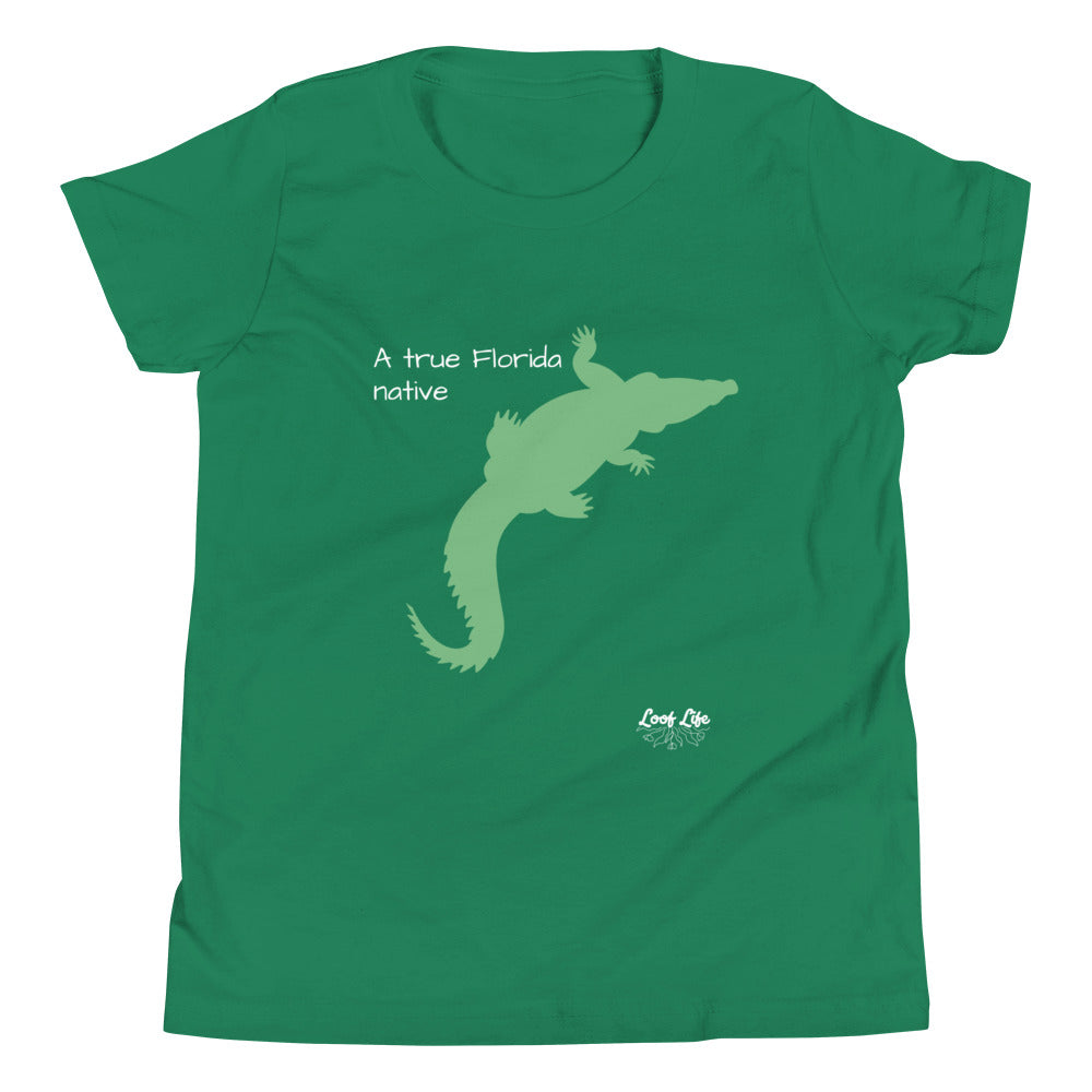 FL Native - Gator - Youth Short Sleeve T-Shirt