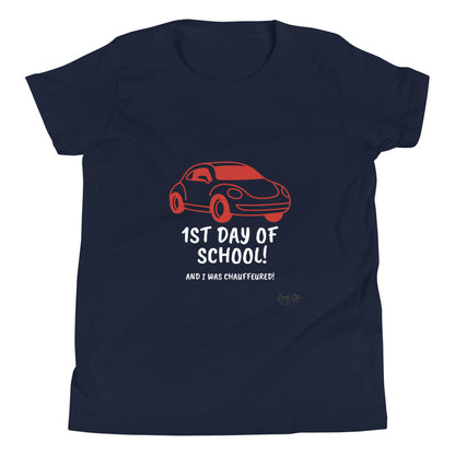 1st Day of School - Chauffeur - Youth Short Sleeve T-Shirt