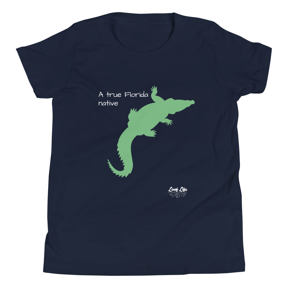 FL Native - Gator - Youth Short Sleeve T-Shirt