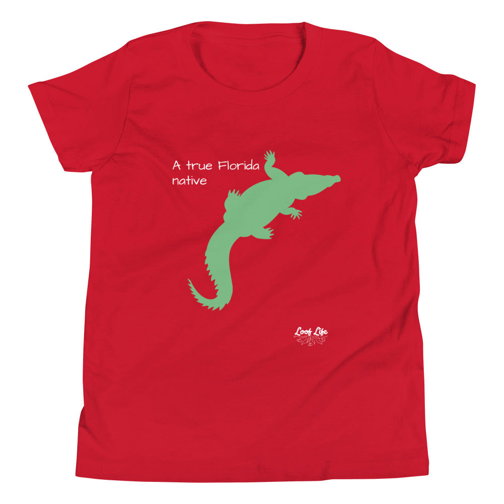FL Native - Gator - Youth Short Sleeve T-Shirt