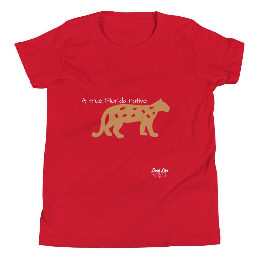 FL Native - Panther - Youth Short Sleeve T-Shirt