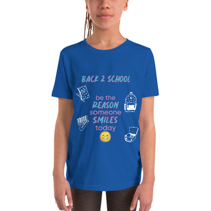 Smile - Back 2 School - Youth Short Sleeve T-Shirt