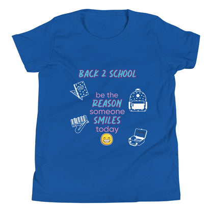 Smile - Back 2 School - Youth Short Sleeve T-Shirt
